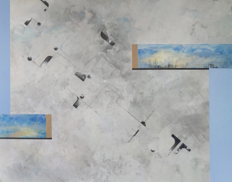 Dorota Kiermasz Współzależność społeczna, obraz na plotnie