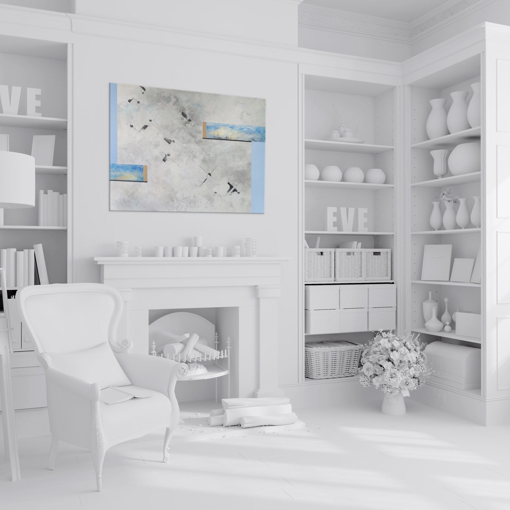 Dorota Kiermasz Współzależność społeczna, obraz na plotnie