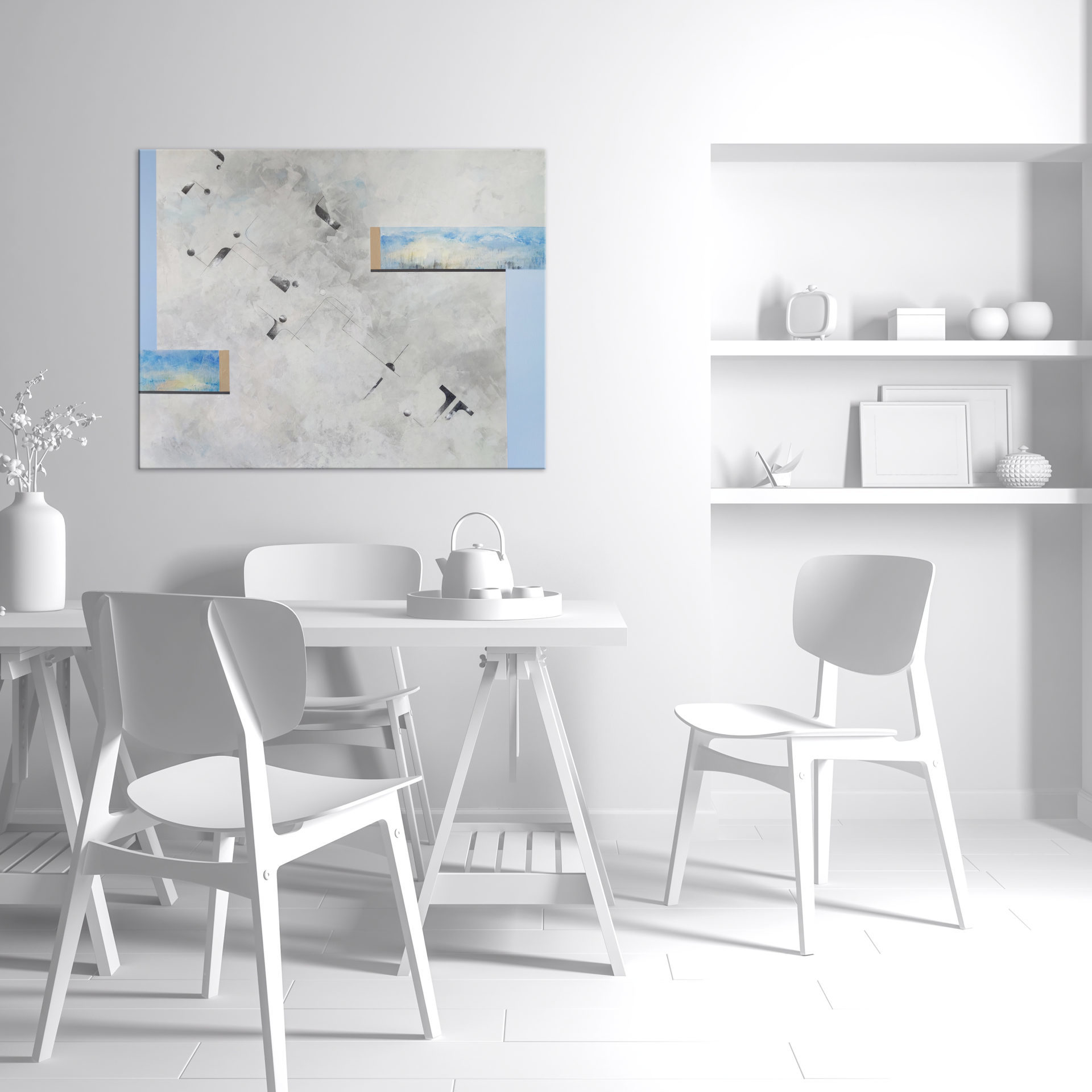 Dorota Kiermasz Współzależność społeczna, obraz na plotnie