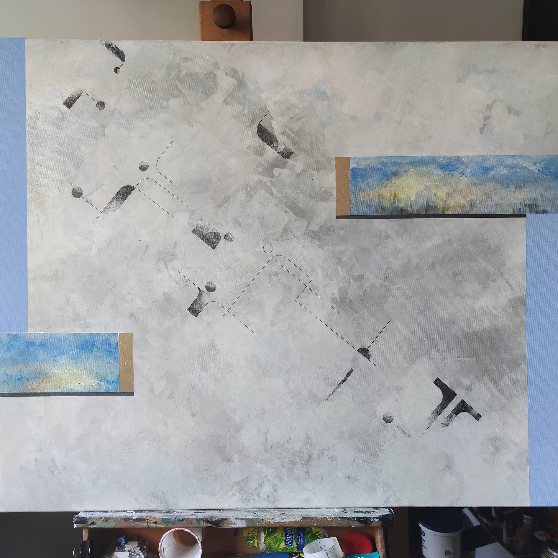 Dorota Kiermasz Współzależność społeczna, obraz na plotnie