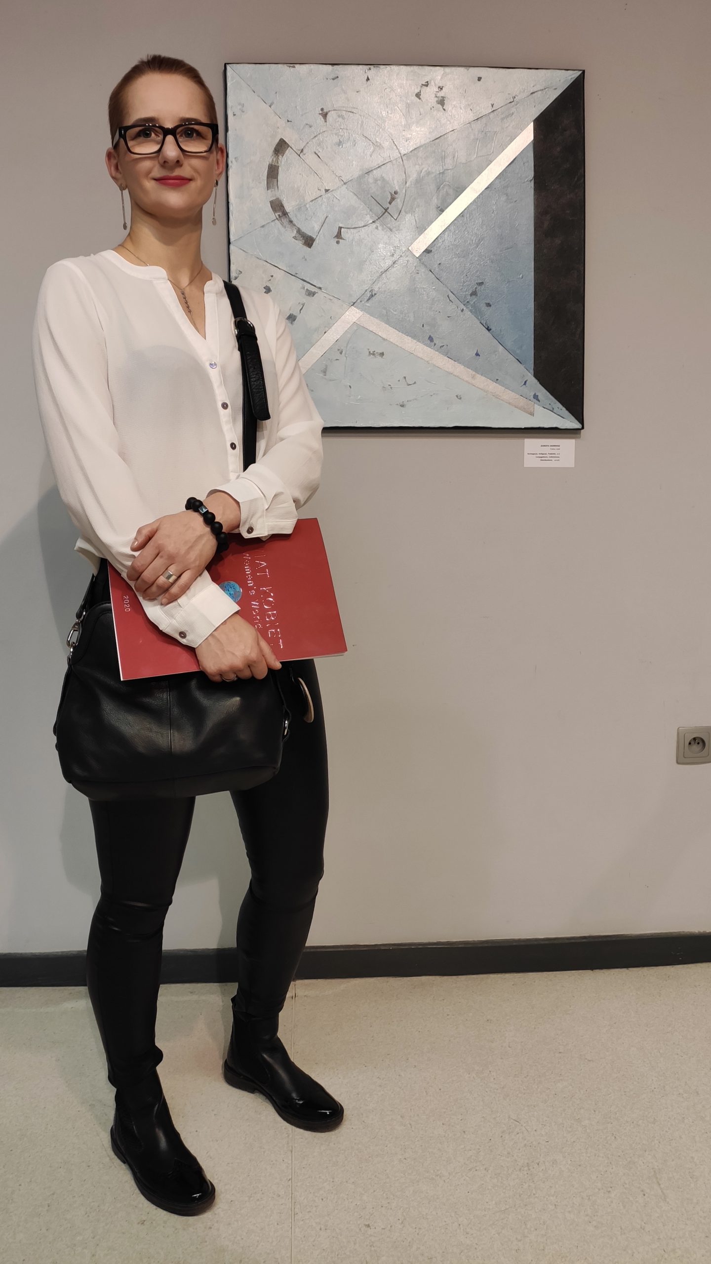 Świat Kobiet, wystawa, Dorota Kiermasz i jej obraz, Warszawa