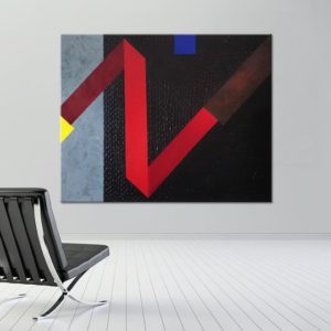 Obraz na płótnie, Podział literalny, 80 x100 cm