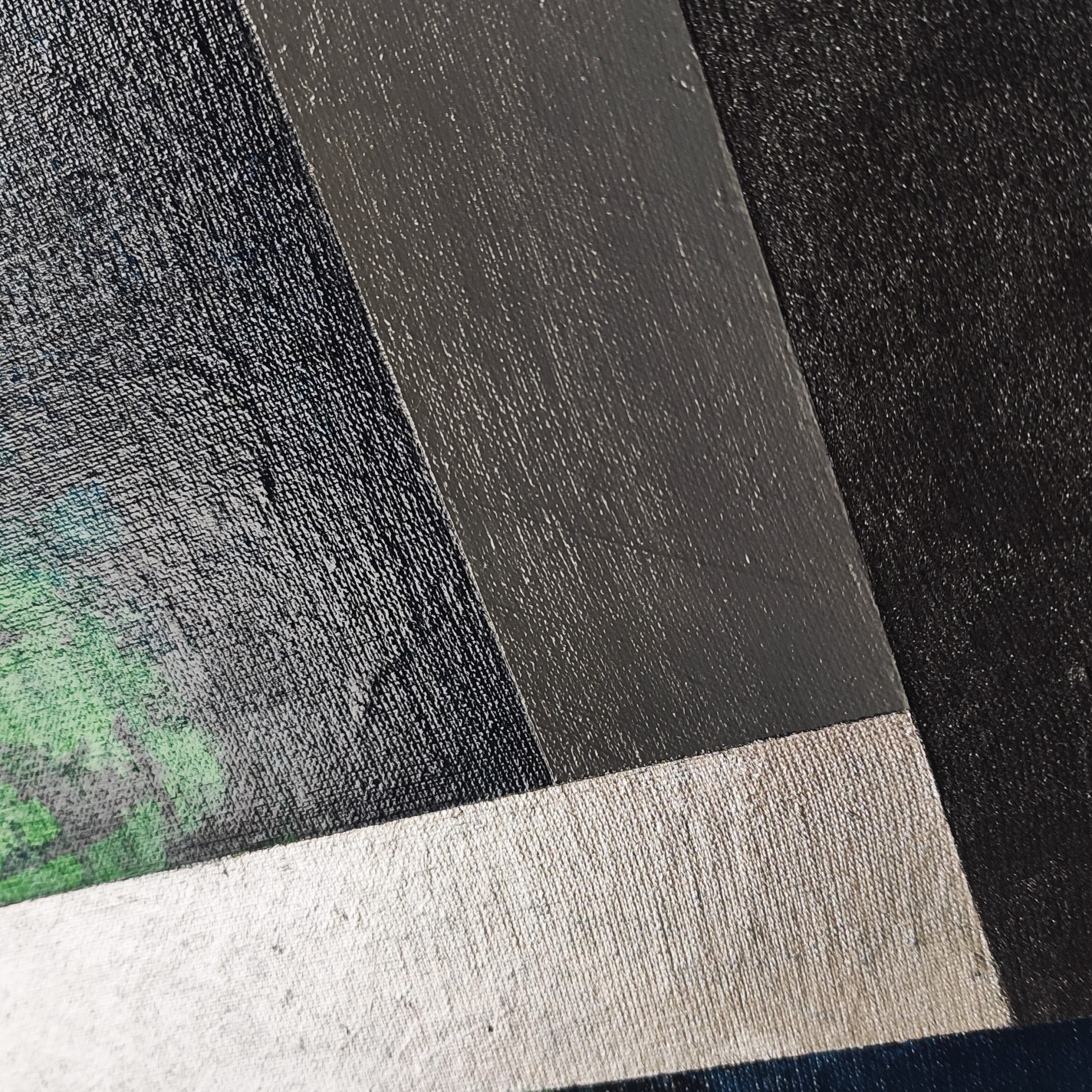 Miniatura na plótnie, na desce, detal