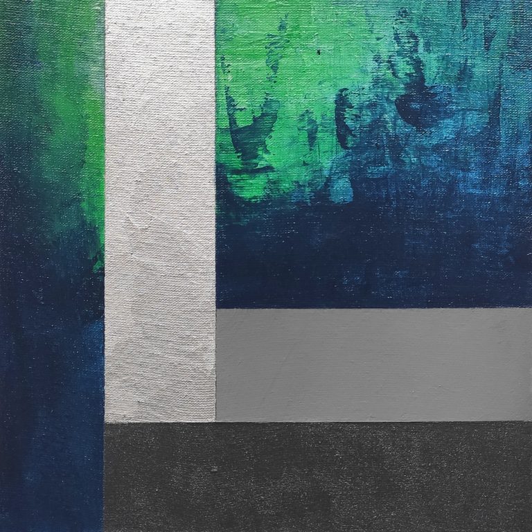 Miniatura na plótnie, na desce, 20 x 20 cm