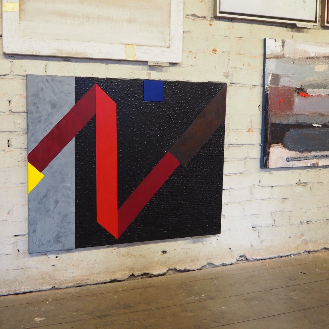 Obraz na płótnie, Podział literalny, 80 x100 cm, obraz na wystawie Galerii 33 w Ostrowie Wielkopolskim