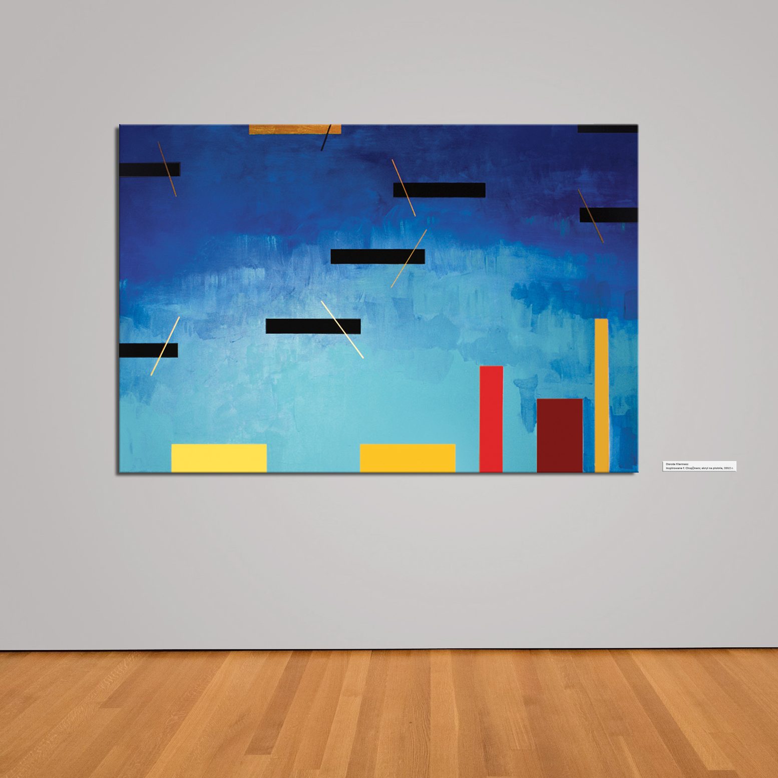 Barkarolla, Inspirowane muzyką Fryderyka Chopina, ROK akryl, płótno, 80x120 cm