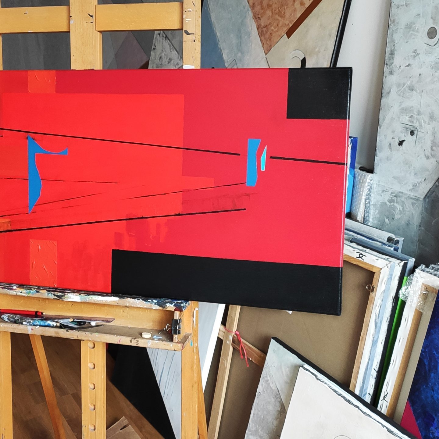 Zatrzymany kadr w czerwieni II