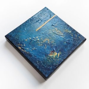 Deep, akryl na płótnie, 15 x 15 cm