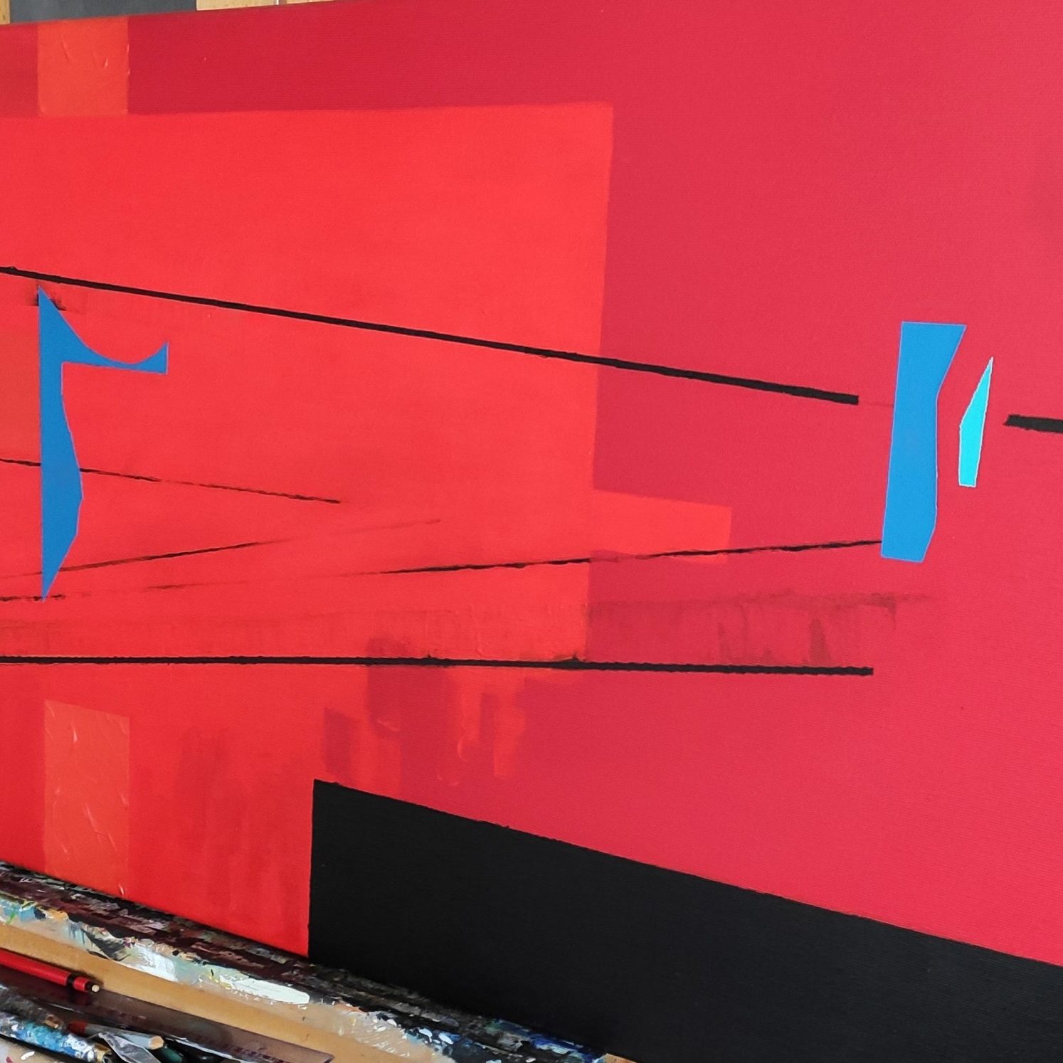 Zatrzymany kadr w czerwieni II