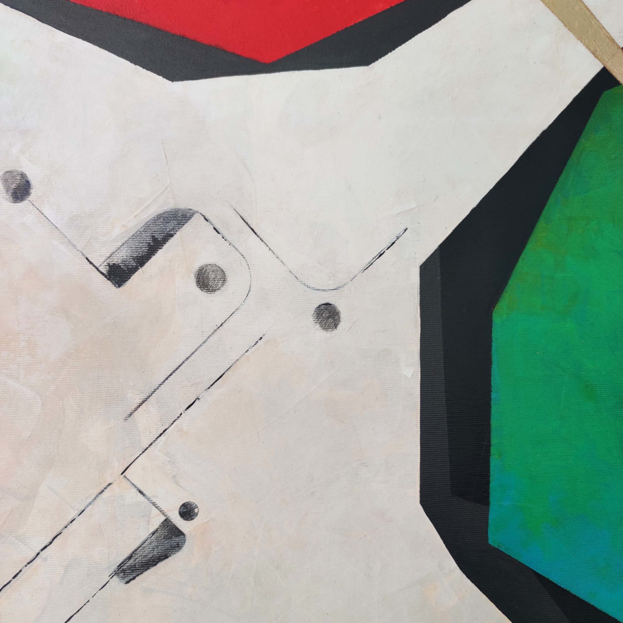 2 światy, obraz na płótnie, Dorota Kiermasz_akryl_na_plotnie_2021r_80x80cm