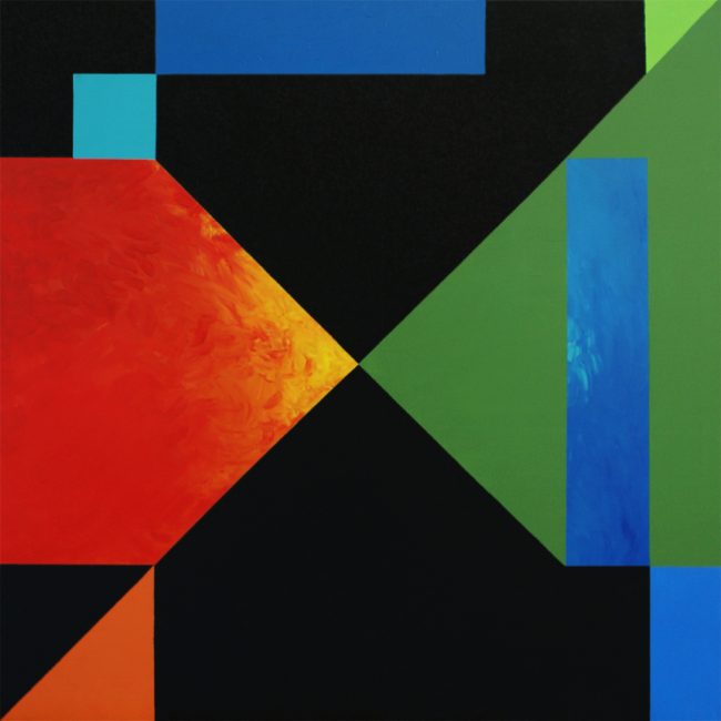 Podział od_do kwadratu III, 80 x 80 cm