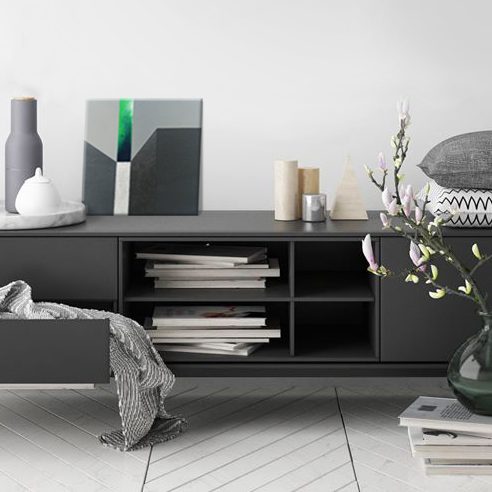 Miniatura malarska, szara z zielonym i srebrnym pasem, 20 x 20 cm