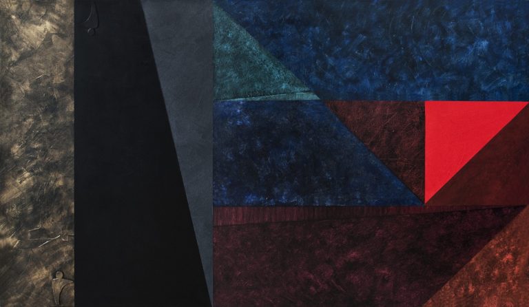 Podział do kwadratu, obraz akrylowy, 90 x150 cm