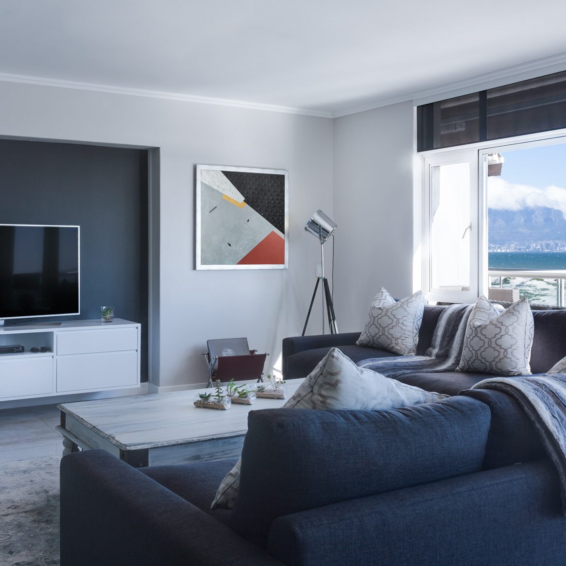 Obraz metaliczno czarny we wnętrzu