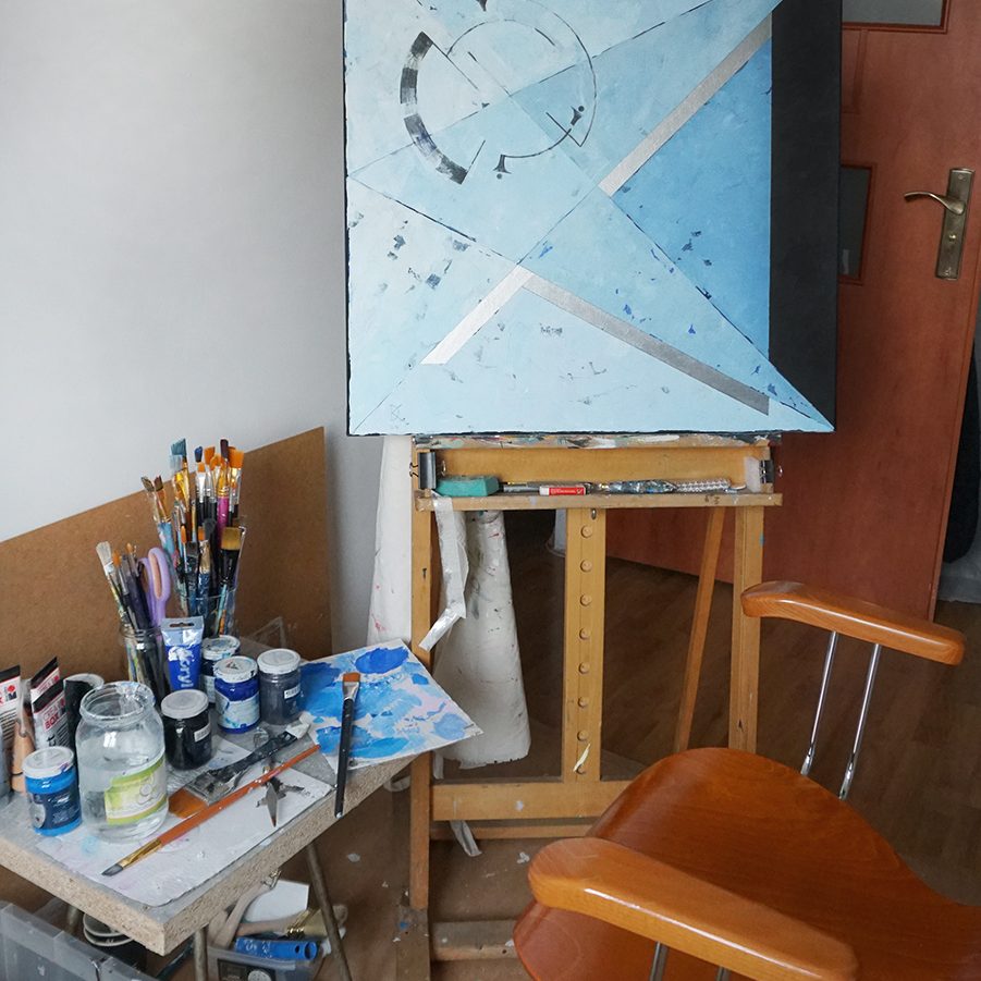 Koniugacje/koligacje/podziały, obraz w pracowni